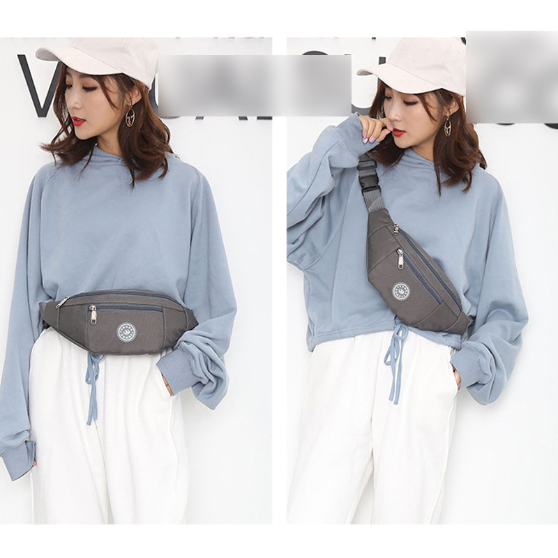 Derékcsomagok Új divat Férfi Női Divat Uniszex Öv Pénzes Tasak Pénztárca Cipzáras Utazási Túrázás Fekete Kék Piros Szürke Elegáns Táskák