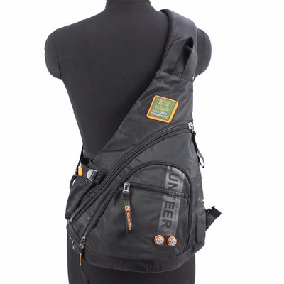 Férfi Oxford Sling háti táska váll táska Laptop vízforraló Travel Assault Egyetlen háti csomag Cross Body Trekking Táskák