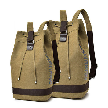 Раница с голям капацитет Мъжка чанта за пътуване Планинарска раница Мъжки платнени чанти за през рамо Мъжки платнени раници Mochila