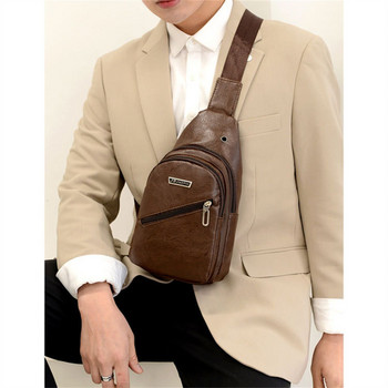 2022 г. Дизайнерска мъжка чанта за ракла Men Messenger Crossbody пакет Чанти за през рамо от PU кожа Пакет за пътуване на открито Чанта за ракла с цип