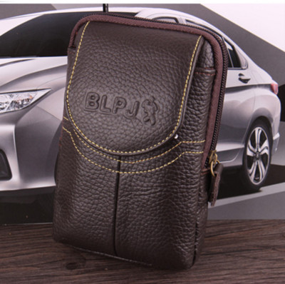 Férfi bőr telefontáska öv deréktáska kis zsebű univerzális luxus pénztárca érme pénztárca futótáska utazó kempingtáskák