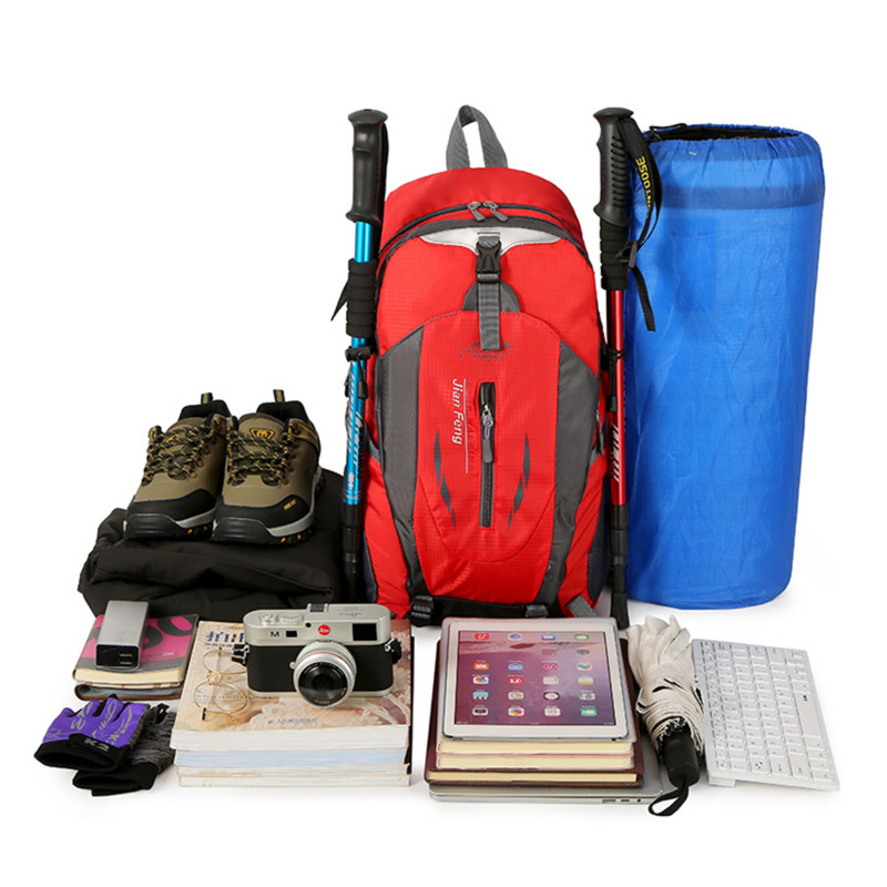 40L  lauko sportinės kuprinės vyrams ir moterims Aukštos kokybės alpinizmo krepšys, atsparus vandeniui didelės talpos laisvalaikio kelionių kuprinė