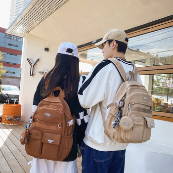 Νέα γυναικεία τσάντα πλάτης 2022 με πολλές τσέπες Υψηλής ποιότητας νεανικά αδιάβροχα σακίδια πλάτης για έφηβες, αγόρια, γυναικεία σχολική τσάντα