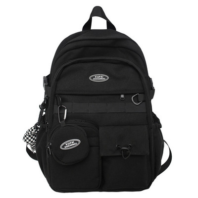 2022 m. Nauja kelių kišenių moteriška kuprinė Aukštos kokybės jaunimo vandeniui atsparios kuprinės paauglėms mergaitėms berniukams Moteriškas mokyklinis krepšys