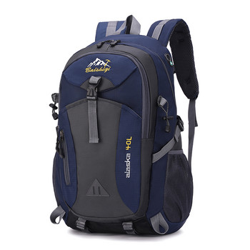JBTP Мъжка раница Нова найлонова водоустойчива ежедневна раница за пътуване на открито Дамска чанта за туризъм, къмпинг, планинарство, младежка спортна чанта