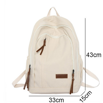 Ανδρική γυναικεία νάιλον τσάντα βιβλίου Μόδα Ανδρική γυναικεία κολεγιακή τσάντα Νέα σχολική τσάντα για κορίτσια Lady Laptop Φοιτητικό σακίδιο πλάτης μοντέρνα