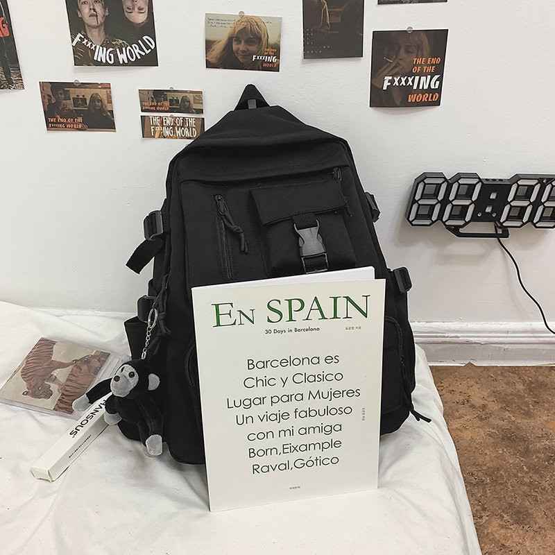 Preppy Style must seljakott Unisex naiste meeste seljakott nailonist veekindel mitme taskuga disain Mochilas teismeliste õlakott