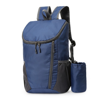 Нова мъжка и дамска раница Сгъваема чанта с голям капацитет Лека водоустойчива спортна раница Пътна чанта за открито
