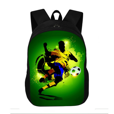 Forša futbola/futbola drukas mugursoma zēniem meitenēm liela ietilpība skolas somas bērniem bērnudārza soma zēnu grāmatu soma