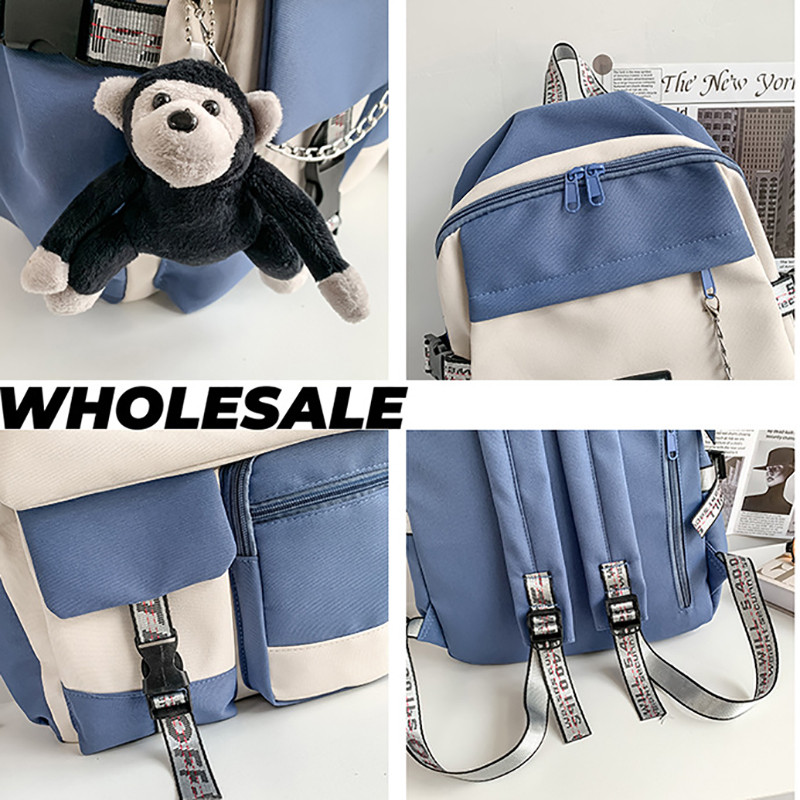 Rucsac în stil Harajuku pentru adolescenți, fete, geantă de liceu pentru studenți, unisex, de capacitate mare, genți noi pentru computere