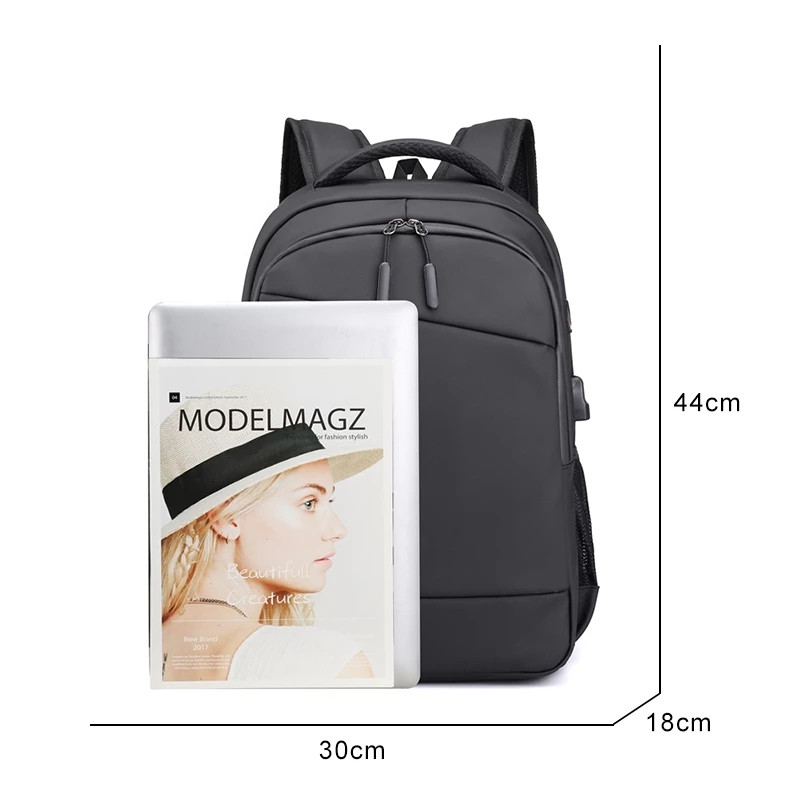 Rucsac pentru bărbați, multifuncțională, rezistentă la apă, pentru laptop, 15,6 inci, cu încărcare USB, genți pentru notebook Rucsac de capacitate mare