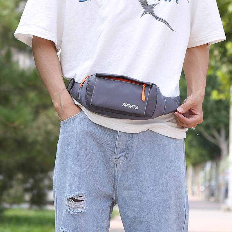 Vízálló deréktáska Női sportfutó deréktáska férfiaknak Mobiltelefontartó Övtáska Tornaterem Fitness utazótáska Mellkastáskák