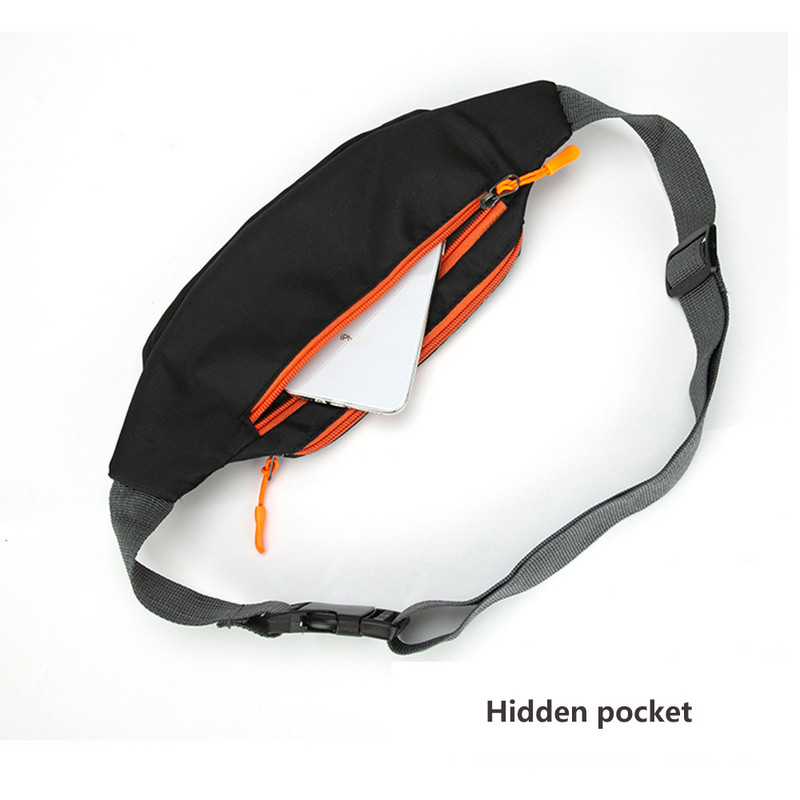 Vízálló deréktáska Női sportfutó deréktáska férfiaknak Mobiltelefontartó Övtáska Tornaterem Fitness utazótáska Mellkastáskák