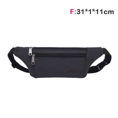 Geantă de umăr Bărbați Geantă de talie Pachet Messenger Bag Portofel Poșetă Sport Running Bărbați Curea Genți de pânză Genți de designer