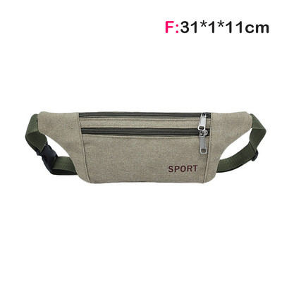 Geantă de umăr Bărbați Geantă de talie Pachet Messenger Bag Portofel Poșetă Sport Running Bărbați Curea Genți de pânză Genți de designer
