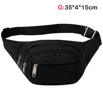 Geantă de umăr Bărbați Geantă de talie Pachet Messenger Bag Portofel Poșetă Sport Running Bărbați Curea Genți de pânză Genți de designer
