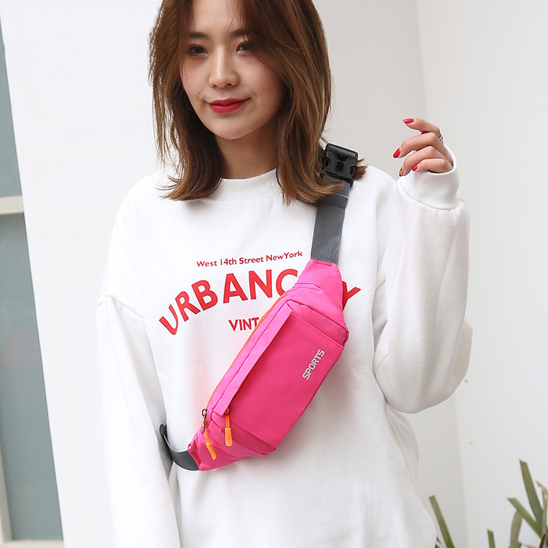 Vízálló derékcsomag Női Sportfutó deréktáska Férfi Mobiltelefontartó Övtáska Gym Fitness Utazótáska Melltáskák