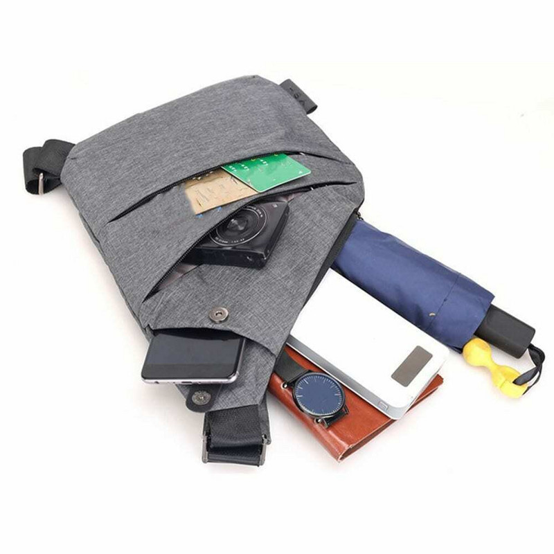 Vyriškas krepšys nuo vagystės, moteriškas rankinis ant peties, neperšlampamas kelioninis mažas krūtinės krepšys plonas mini kryžminis krepšys