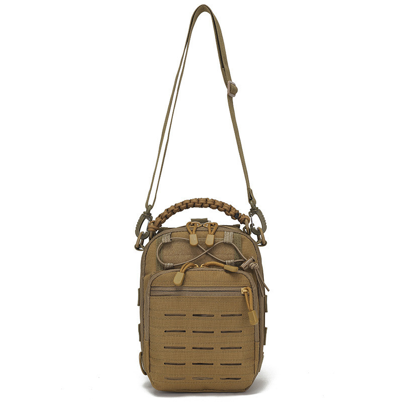 Egy váll átlós terpesz kültéri hordozható lovagló terepszín kültéri sport kis mellkas kézitáska lézeres lyukasztótáska