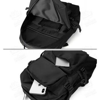 Мъжка раница в японски стил Водоустойчива 15,6-инчова раница за лаптоп Пътуване на открито, тийнейджърска ученическа чанта Mochila Business College Daypack