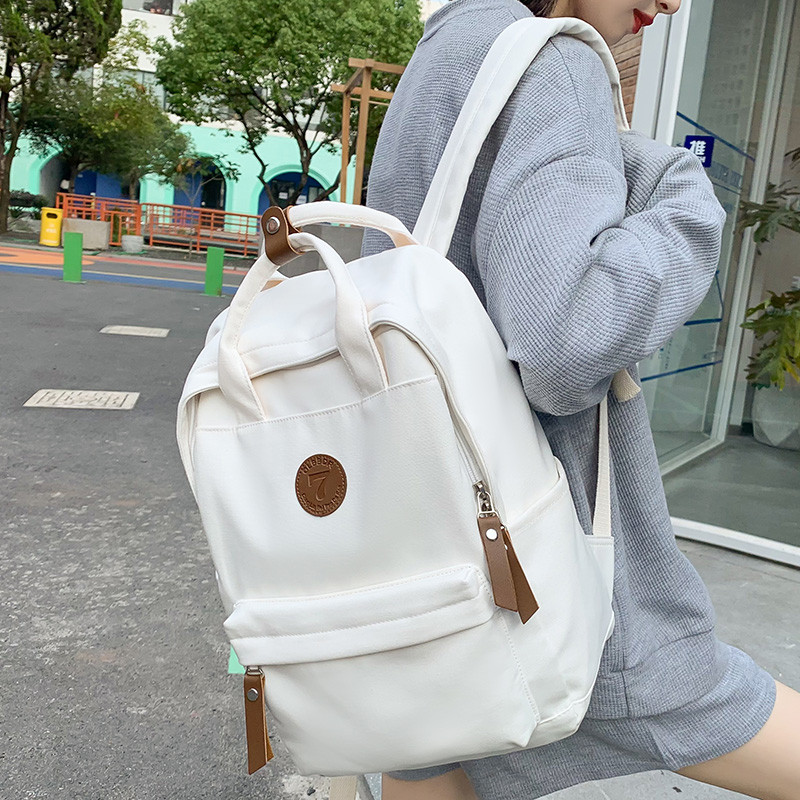 Új Női Férfi Vászon Főiskolai Hátizsák Férfi Női Retro Utazási Könyvtáska Lány Fiú Laptop Diákdivat Vintage Női Iskolatáskák