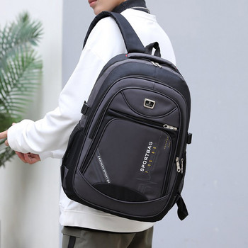 Мъжка раница 15,6-инчови раници за компютърни лаптопи Ученическа чанта за студенти за момче Едноцветна чанта за пътуване bolsas