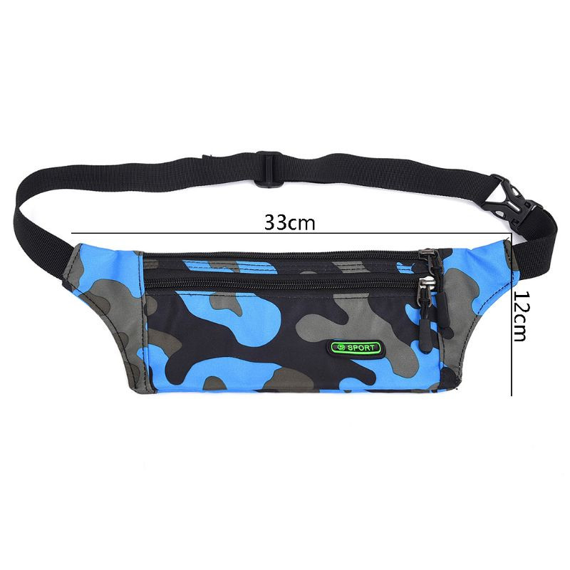 Αγόρια Κορίτσια Παιδική κομουφλάζ Fanny Pack Ταξίδι Τσάντα Αλήτης Χρήματα Ζώνη μέσης Περπάτημα τσάντα διακοπών