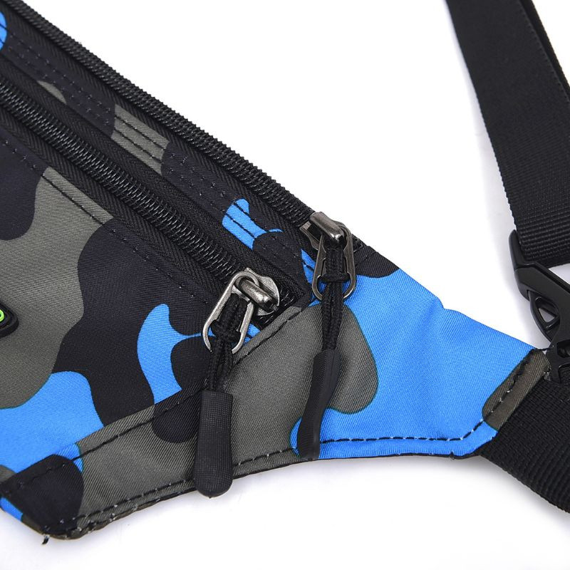 Αγόρια Κορίτσια Παιδική κομουφλάζ Fanny Pack Ταξίδι Τσάντα Αλήτης Χρήματα Ζώνη μέσης Περπάτημα τσάντα διακοπών