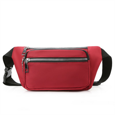 Γυναικεία τσάντα μέσης Geestock Casual Fashion Sport Fanny Pack Solid Uniex ανδρικό πακέτο μέσης Τσάντες ώμου