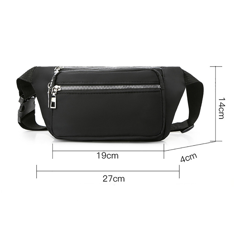 Γυναικεία τσάντα μέσης Geestock Casual Fashion Sport Fanny Pack Solid Uniex ανδρικό πακέτο μέσης Τσάντες ώμου