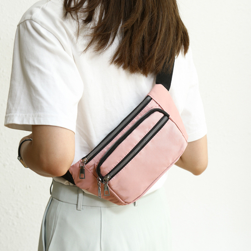 Γυναικεία τσάντα μέσης Geestock Casual Fashion Sport Fanny Pack Solid Uniex ανδρικό πακέτο μέσης Τσάντες ώμου