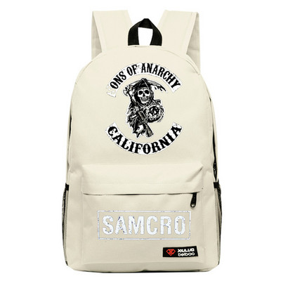 2022. gada jauni vīriešu modes dēli, anarhijas dēli, atpūtas mugursoma Datora piezīmjdatora daudzfunkcionāla motocikla ceļojumu mugursoma