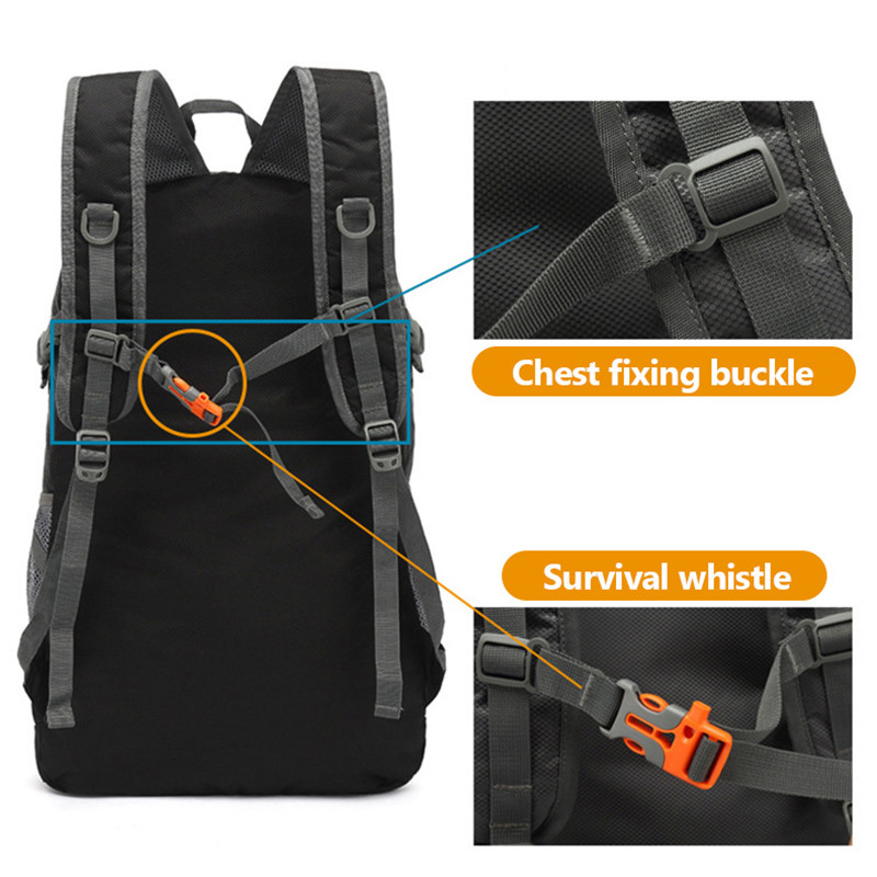 MARKROYAL 45L hegymászó hátizsák vízálló összecsukható unsex bevásárlás túrázás kerékpáros hátizsák kültéri utazótáskák