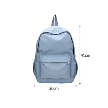MARKROYAL Едноцветна раница за пазаруване за момичета и студенти Ежедневни ученически раници с голям капацитет Дамска найлонова чанта за рамо