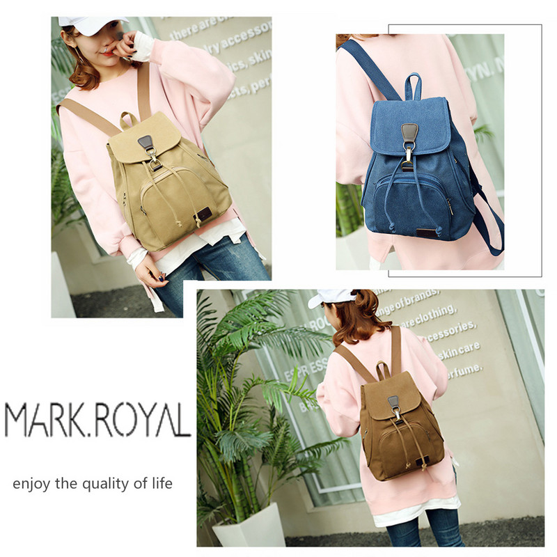 MARKROYAL modes audekla mugursoma sievietēm ar četrām krāsām pusaudžu meitenēm skolas plecu klēpjdatora soma Mochila