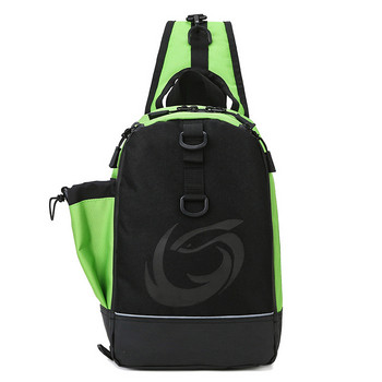 Многофункционална чанта за примамки Нова чанта за кръстосано тяло Риболовна раница Външна чанта за кръстосано рамо за мъже с голям капацитет Мъжка чанта за гърдите