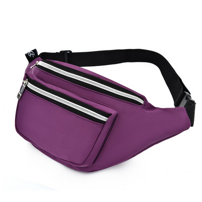 Női deréktáska Férfi divatos Fanny Pack 3 cipzáras Női övtáska több deréktáska utazáshoz, partihoz, fesztiválravehez, futáshoz