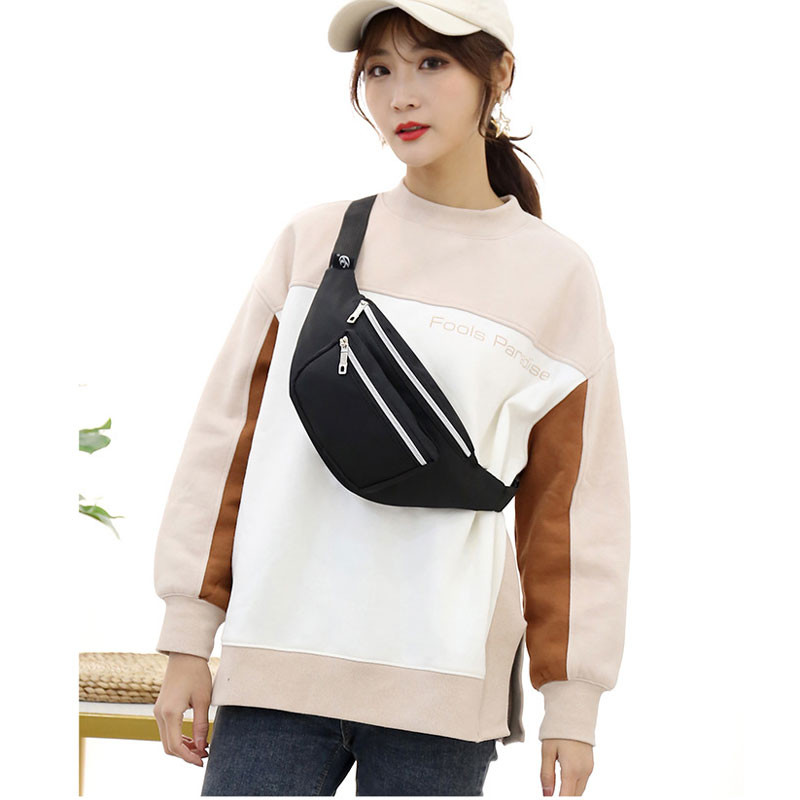 Női deréktáska Férfi divatos Fanny Pack 3 cipzáras Női övtáska több deréktáska utazáshoz, partihoz, fesztiválravehez, futáshoz