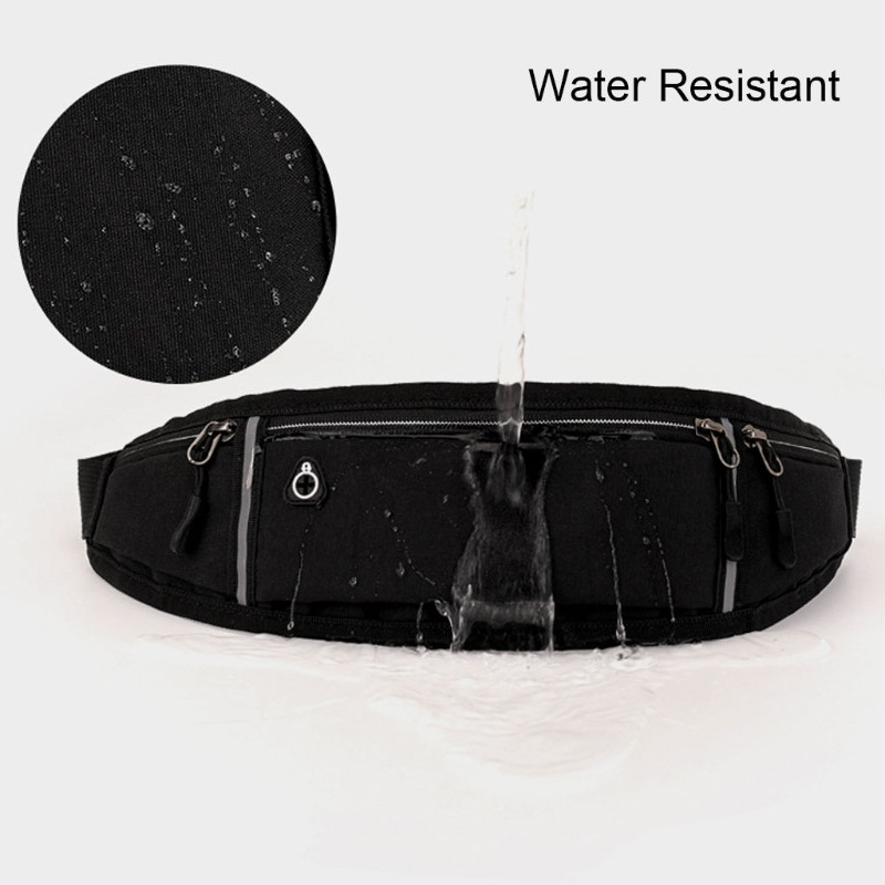 Unisex reguleeritav jooksuvöökott Jõusaali vöö trenn põrmekott Elastne õhuke telefonihoidja Fanny Pack meeste naiste sörkimise tasku