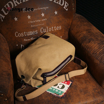 Ανδρικό σακίδιο πλάτης από καμβά 2022 Νέα vintage μόδας Ταξίδι Σχολική τσάντα ανδρικό σακίδιο πλάτης Μεγάλης χωρητικότητας Σακίδιο ώμου μεγάλης χωρητικότητας