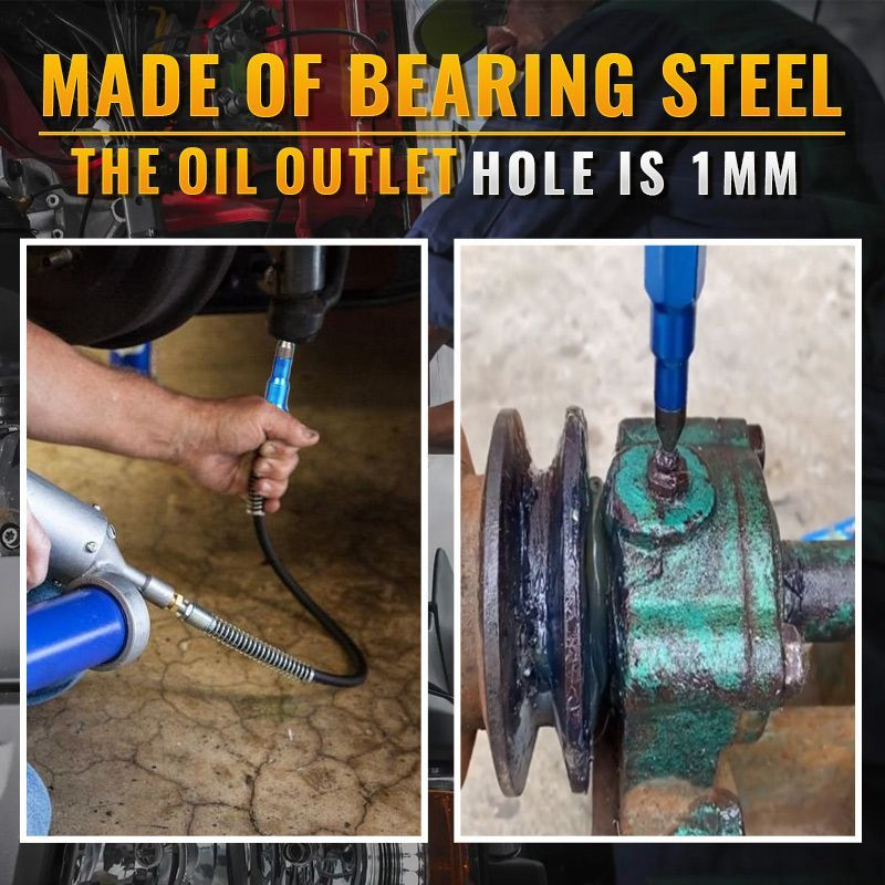 2db Nagy teherbírású zsírpisztoly hegyes szájú zsírszerszám adagoló fúvókaadapter zsírpisztoly tűhegy zsírtartozékok Dropshipp