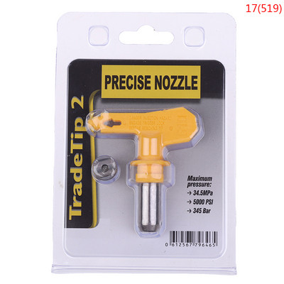 1 db kiváló minőségű 2/3/4/5/6 sorozatú levegő nélküli szórópisztoly hegyes fúvóka Wagner festékszóró eszközhöz Airless szórófej Véletlen szín Új