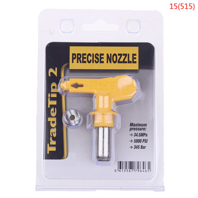 1 db kiváló minőségű 2/3/4/5/6 sorozatú levegő nélküli szórópisztoly hegyes fúvóka Wagner festékszóró eszközhöz Airless szórófej Véletlen szín Új