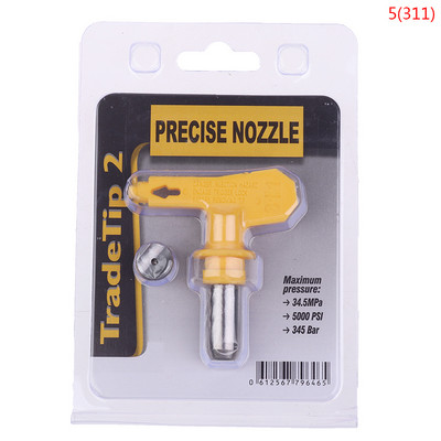 1 db kiváló minőségű 2/3/4/5/6 sorozatú levegő nélküli szórópisztoly hegyes fúvóka Wagner festékszóró eszközhöz Airless szórófej Véletlen szín Új