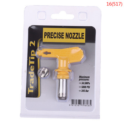 1 db kiváló minőségű 2/3/4/5/6 sorozatú levegő nélküli szórópisztoly hegyes fúvóka Wagner festékszóró eszközhöz Airless szórófej Véletlen szín Új