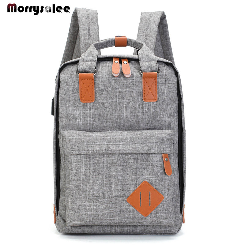 Férfi hátizsák táska Férfi poliészter laptop hátizsák Számítógépes táskák Középiskolás Diák Főiskolai Diákok USB töltés 3 db