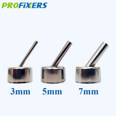 Bezmaksas piegāde 45 grādu slīpā BGA sprausla 3/5/7 mm universāla 858D 858 lodēšanas stacija HOT AIR GUNS priekš ATTEN ST-8800D SAIKE