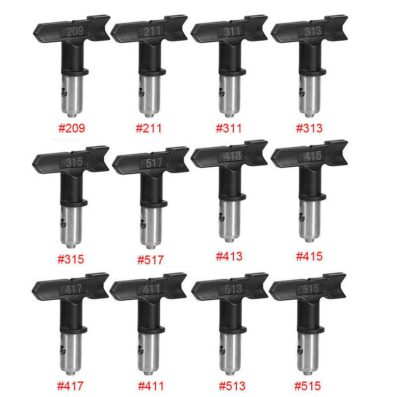 Uus saabumine #209 – #517 Õhuvaba pihustustööriista otsikud, mis sobivad värvipihusti otsiku asendamiseks aeropintsli otsiku tarvikud