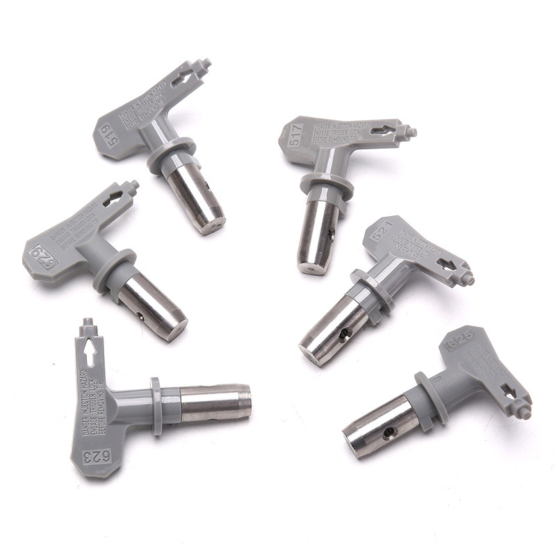 1PC 5/6 serijos beorio purškimo pistoleto antgalis purškimo mašinos priedams beorio purškimo antgalis 517/519/521/623/625/629