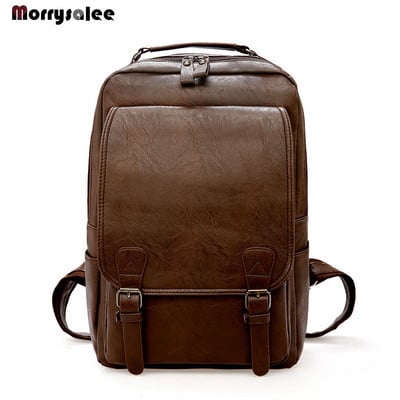 Moodne seljakott meeste õpilastele vaba aja nahast koolikotid, arvutireisid, meeste kotid